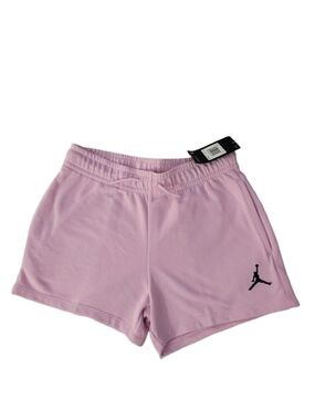 Jordan Women's Lilac Athletic Shorts with Black Jumpman